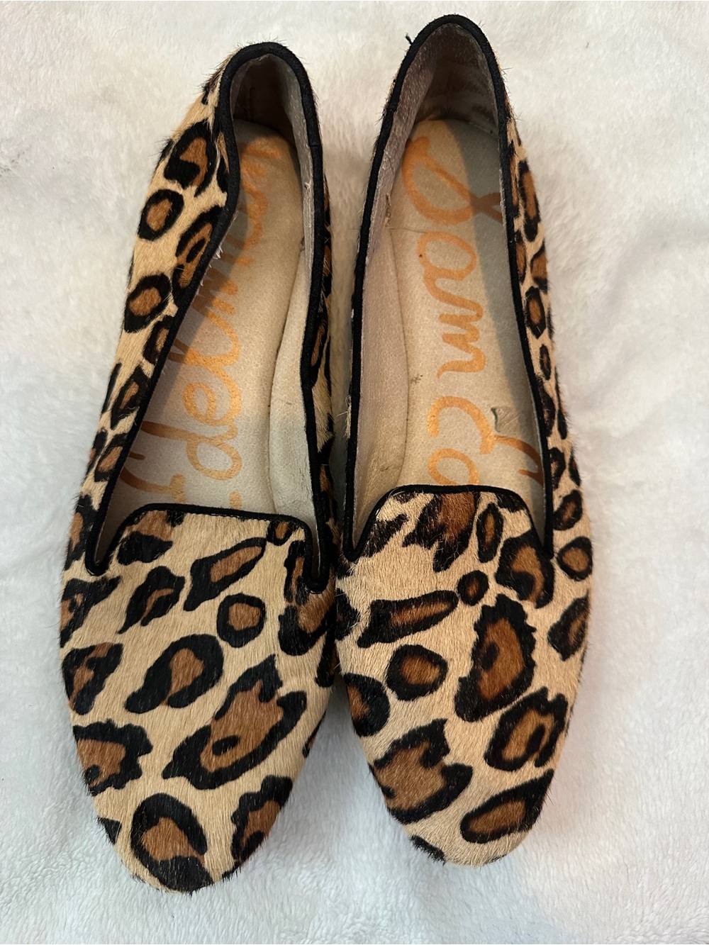 Sam Edelman cheetah print flats Sz 8